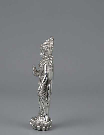 Goddess Lakshmi idol in 999 pure silver