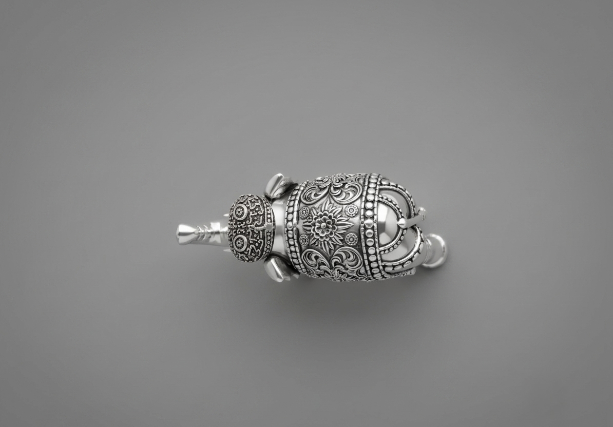 Royal Elephant 925 Silver Showpiece