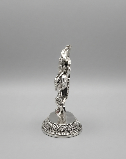Divine Lord Ganesha 999 Silver Idol