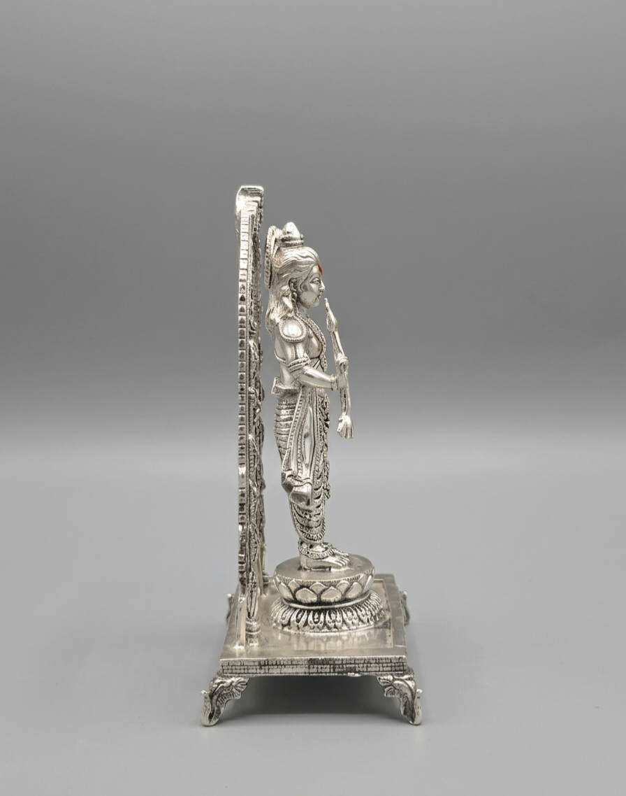 Divine Lord Ram Lalla Silver Idol