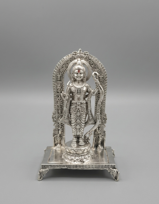 Divine Lord Ram Lalla Silver Idol