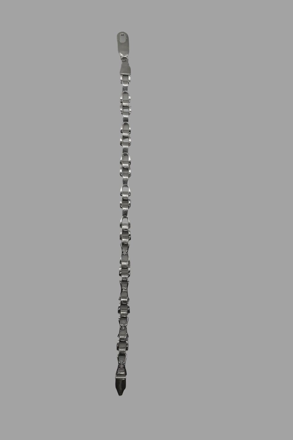 Unisex Stainless Steel Link Bracelet – Modern Silver Chain for Teens & Young Adults